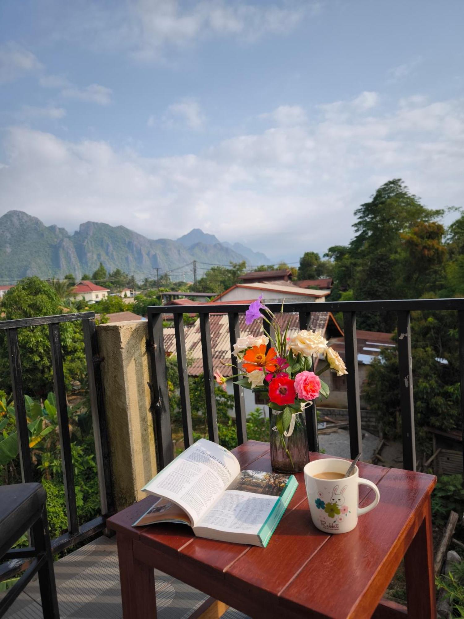 Vang Vieng Champa Hotel Exterior foto