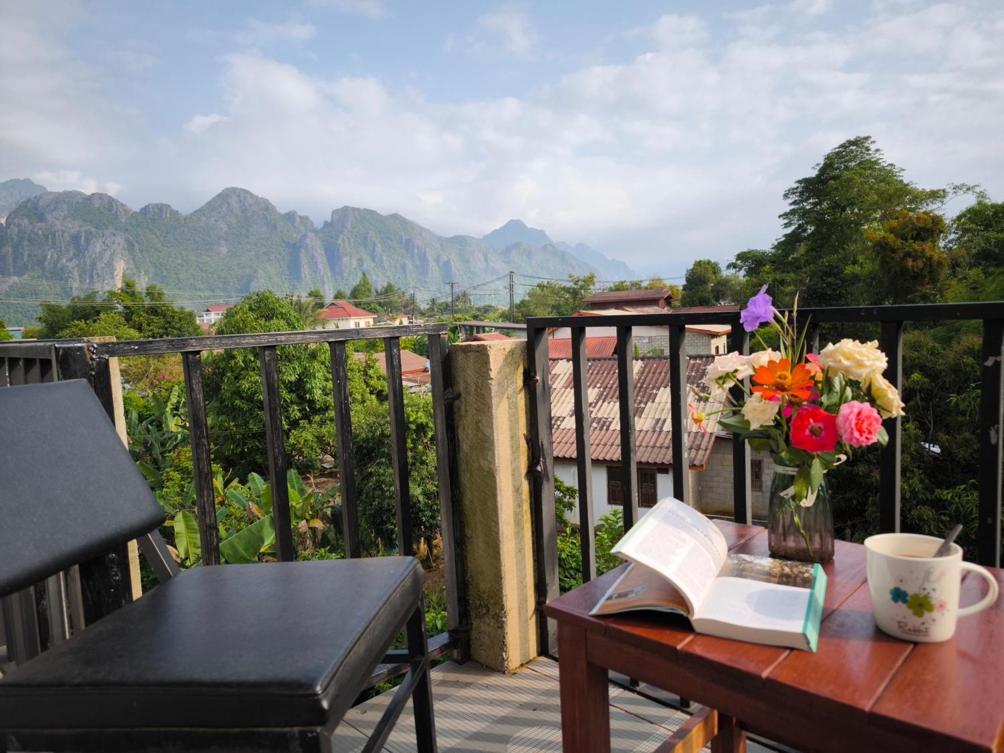 Vang Vieng Champa Hotel Exterior foto